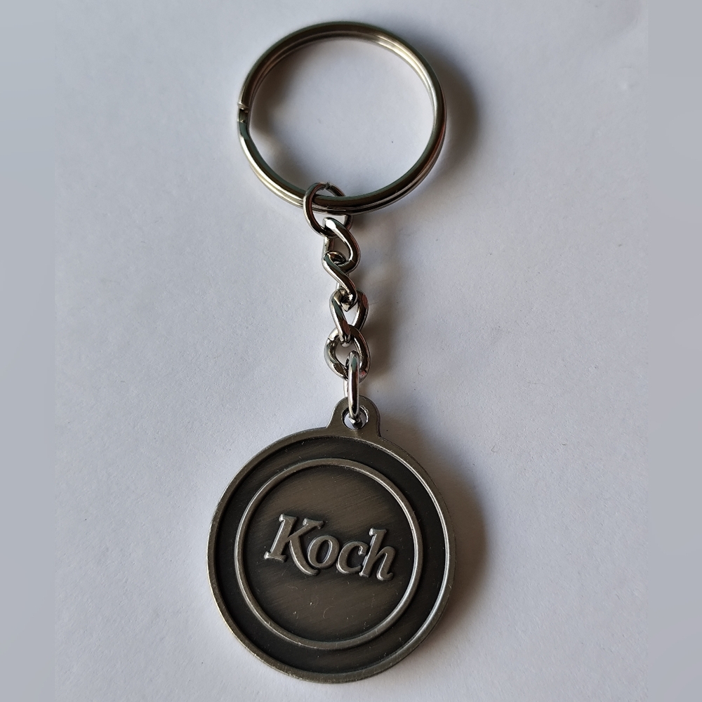 4/$20💥Koch Ford Lincoln Silver Keychain